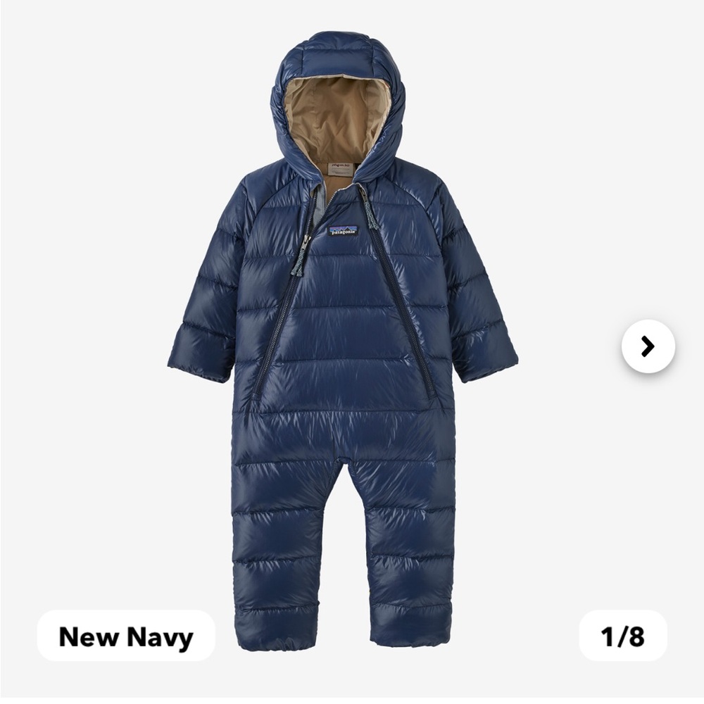 Patagonia down bunting navy